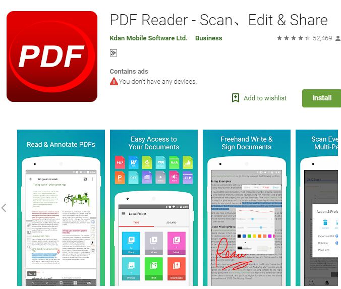 best pdf editor android