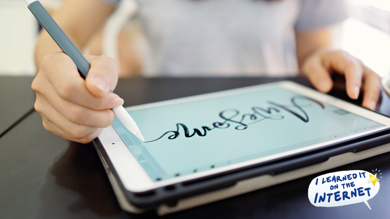 write in calligraphy online